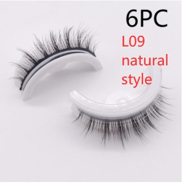 Reusable 3D Mink Lashes Natural False Eyelashes Self Adhesive Fake Glue Free Makeup Eyelash Extension Silk Reusable 3D Mink Lashes Natural False Eyelashes Self Adhesive Fake Glue Free Makeup Eyelash Extension Silk